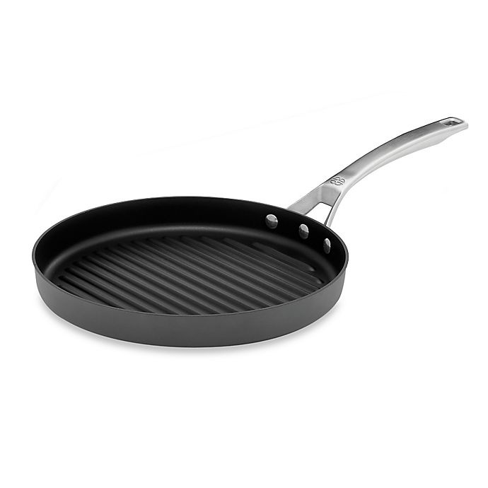 slide 1 of 2, Calphalon Signature Nonstick Round Grill Pan, 12 in
