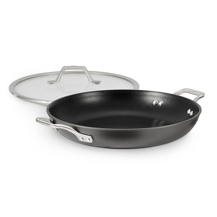 slide 4 of 6, Calphalon Signature Nonstick Everyday Covered Pan, 12 in