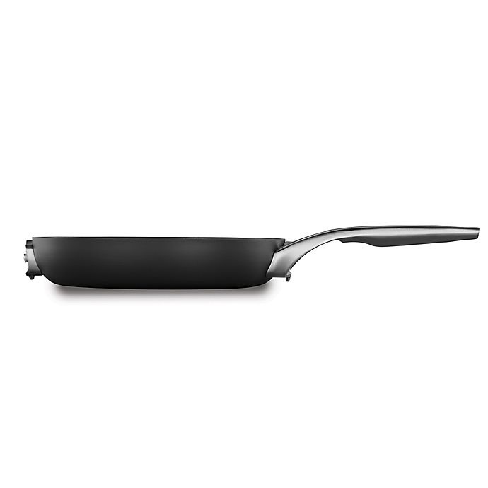 slide 1 of 2, Calphalon Premier Space Saving Hard Anodized Nonstick Fry Pan, 10 in