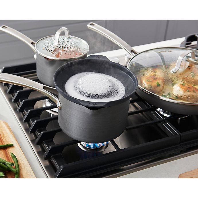 slide 5 of 14, Calphalon Classic Nonstick Cookware Set with No-Boil-Over Inserts, 14 ct