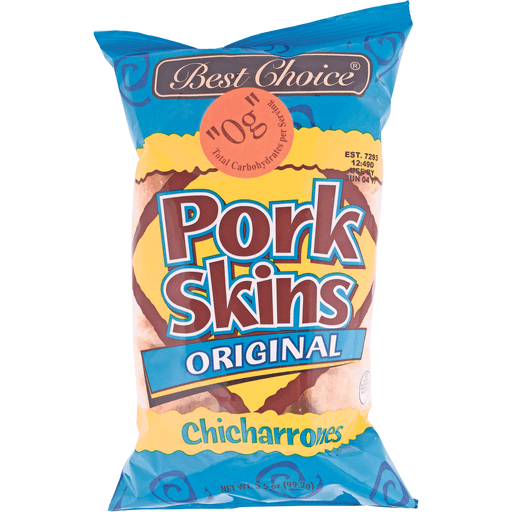 slide 1 of 1, Best Choice Original Pork Skins Chicharrones, 3.5 oz