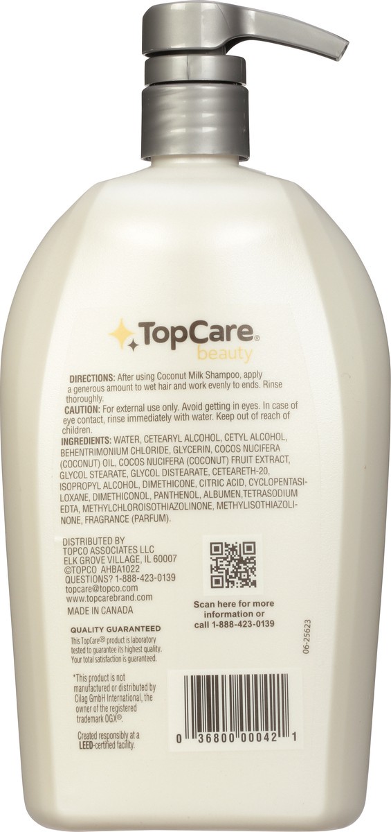 slide 6 of 9, Topcare Conditioner, Coconut Milk, 33.8 fl oz