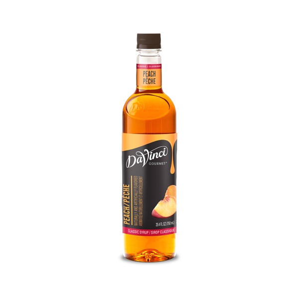 slide 1 of 1, DaVinci Espresso Syrup Peach, 750 ml