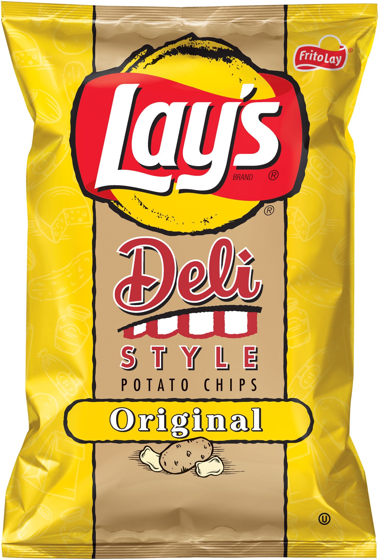 slide 1 of 1, Lay's Deli Style Potato Chips Original 9.5 Ounce Bag, 9.5 oz