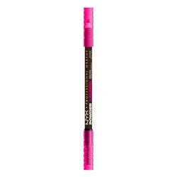 NYX Professional Makeup Powder Louder Brow Pencil, Deep Brown
