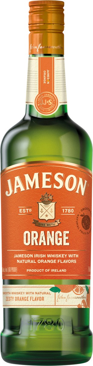 slide 3 of 4, Jameson Orange Irish Whiskey 750ML Bottle, 750 ml