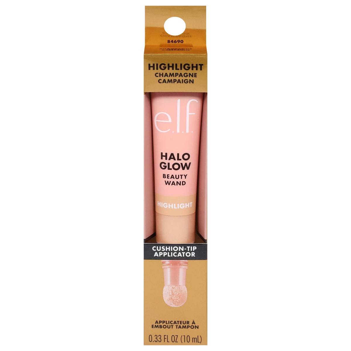 slide 7 of 12, e.l.f. Champagne Campaign Halo Glow Cushion-Tip Applicator Highlight 0.33 fl oz, 0.33 fl oz