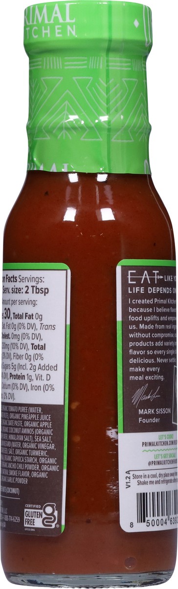 slide 5 of 9, Primal Kitchen Unsweetened Hawaiian Bbq Sauce, 8.5 oz