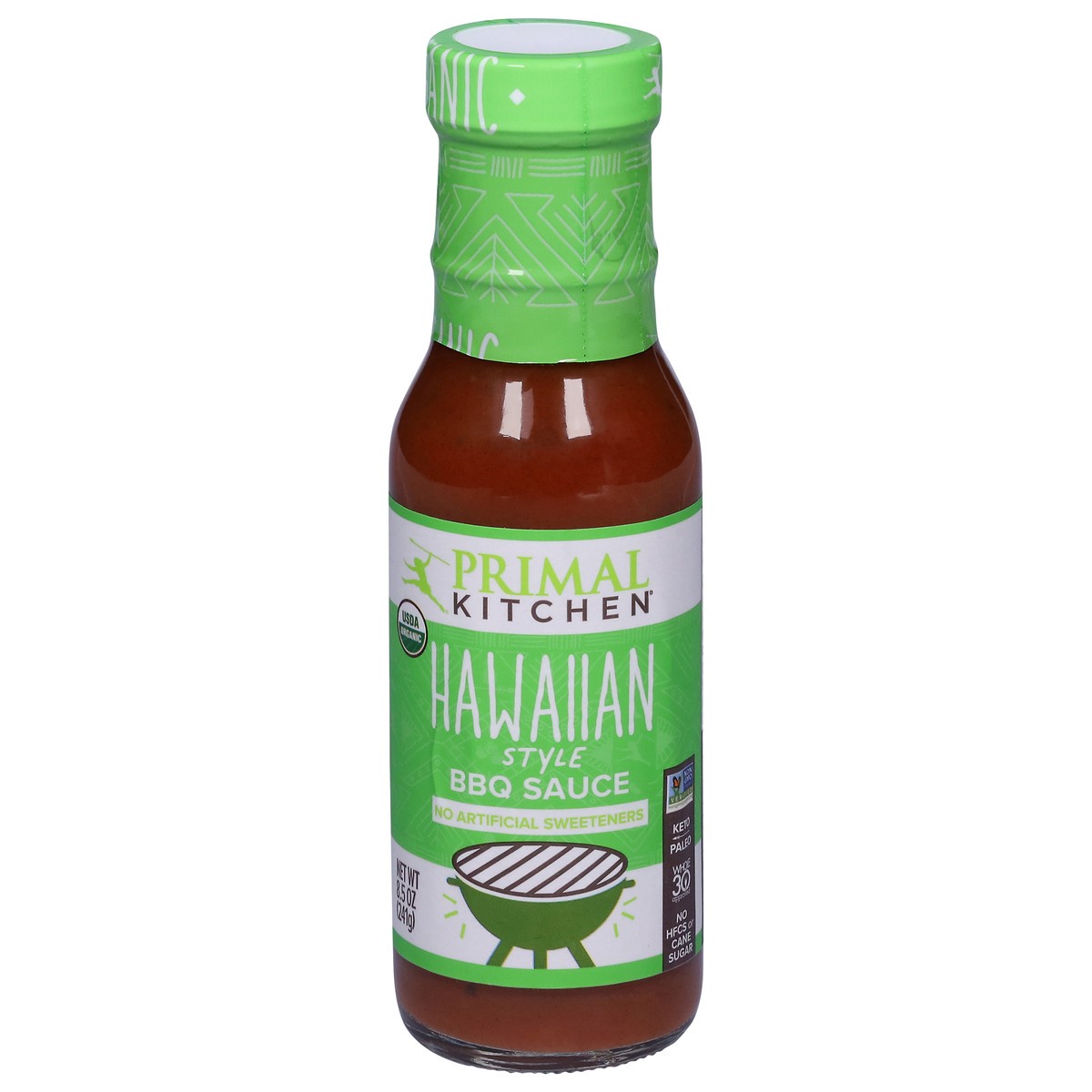 slide 1 of 9, Primal Kitchen Unsweetened Hawaiian Bbq Sauce, 8.5 oz