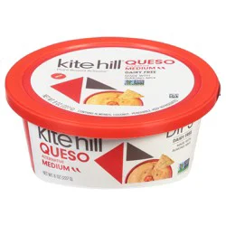 Kite Hill Medium Dairy Free Queso Alternative Dip - 8 oz