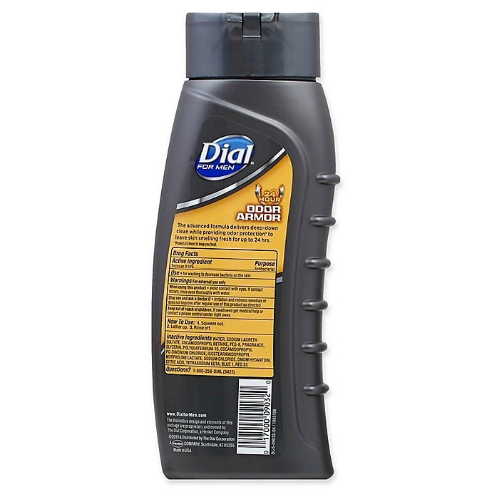 slide 2 of 2, Dial For Men Odor Armor Antibacterial Body Wash, 16 fl oz