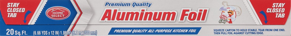 slide 4 of 9, Home Select 20 Sq Ft Premium Quality Aluminium Foil 1 ea, 1 ct