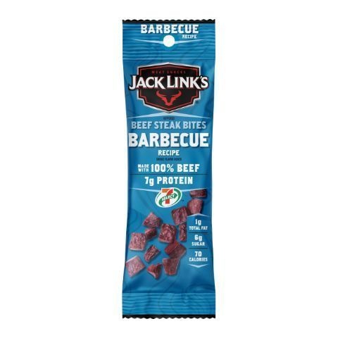 slide 1 of 1, 7-Select Jack Links Steak Bites Bbq, 1 oz