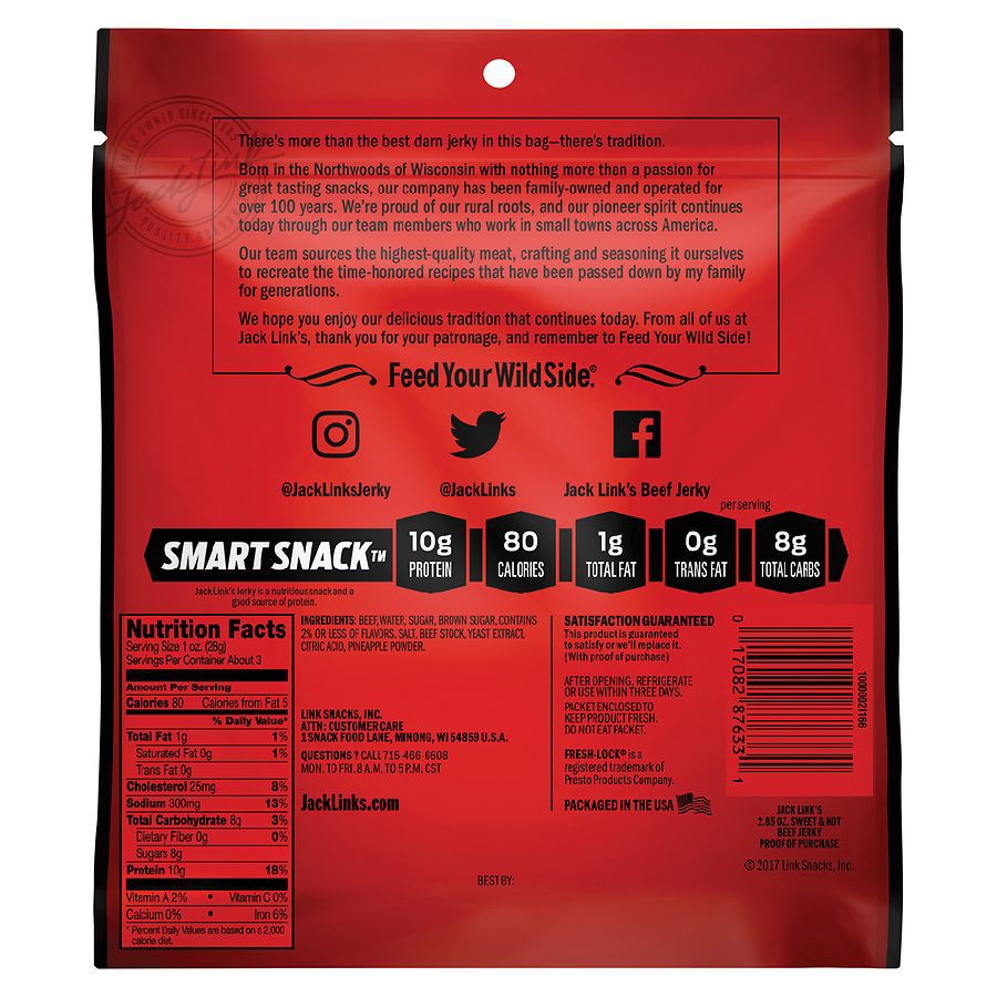 slide 3 of 4, Jack Link's Teriyaki Beef Tender Bites 2.85 oz, 2.85 oz