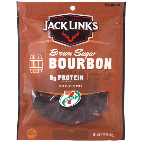 slide 1 of 1, 7-Select Jack Link's Brown Sugar Bourbon Beef Jerky, 3.25 oz