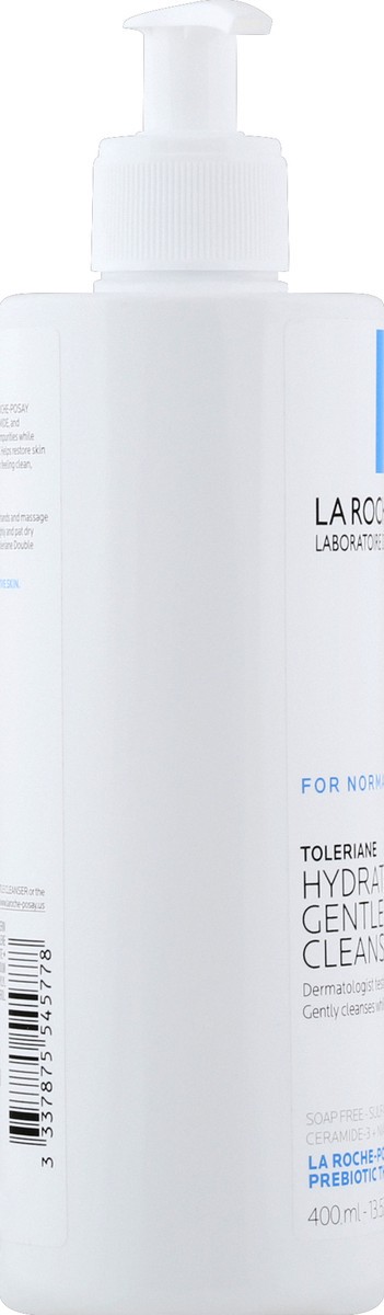 slide 6 of 8, La Roche-Posay Toleriane Hydrating Gentle Face Wash with Ceramide for Normal to Dry Sensitive Skin - 13.5 fl oz, 13.5 fl oz