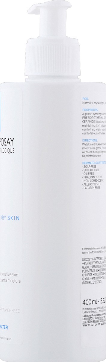 slide 5 of 8, La Roche-Posay Toleriane Hydrating Gentle Face Wash with Ceramide for Normal to Dry Sensitive Skin - 13.5 fl oz, 13.5 fl oz