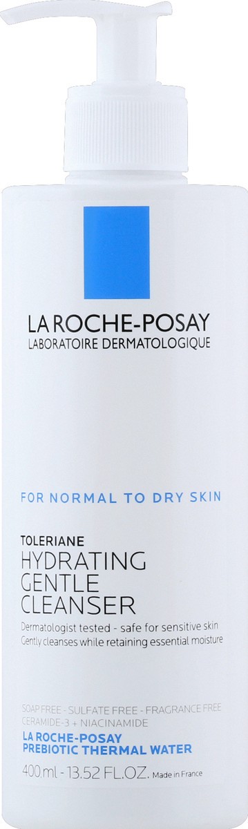 slide 1 of 8, La Roche-Posay Toleriane Hydrating Gentle Face Wash with Ceramide for Normal to Dry Sensitive Skin - 13.5 fl oz, 13.5 fl oz