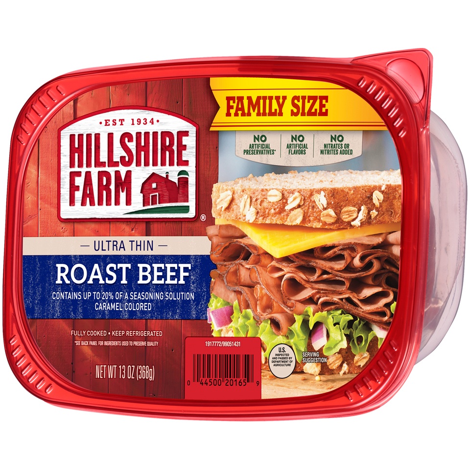 slide 4 of 6, Hillshire Farm Deli Select Ultra Thin Roast Beef, 13 oz