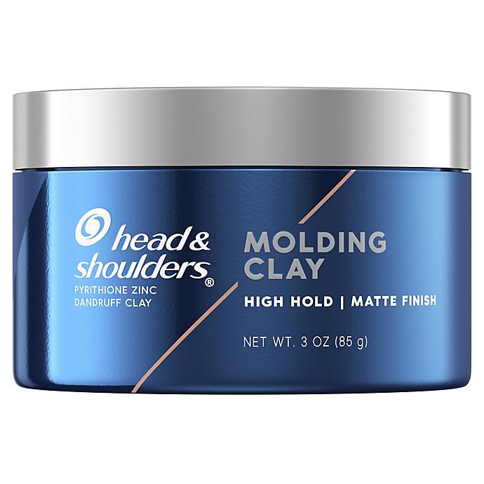 slide 2 of 4, Head & Shoulders Molding Hair Clay for Men, Strong Hold, Matte Finsh, 3 oz