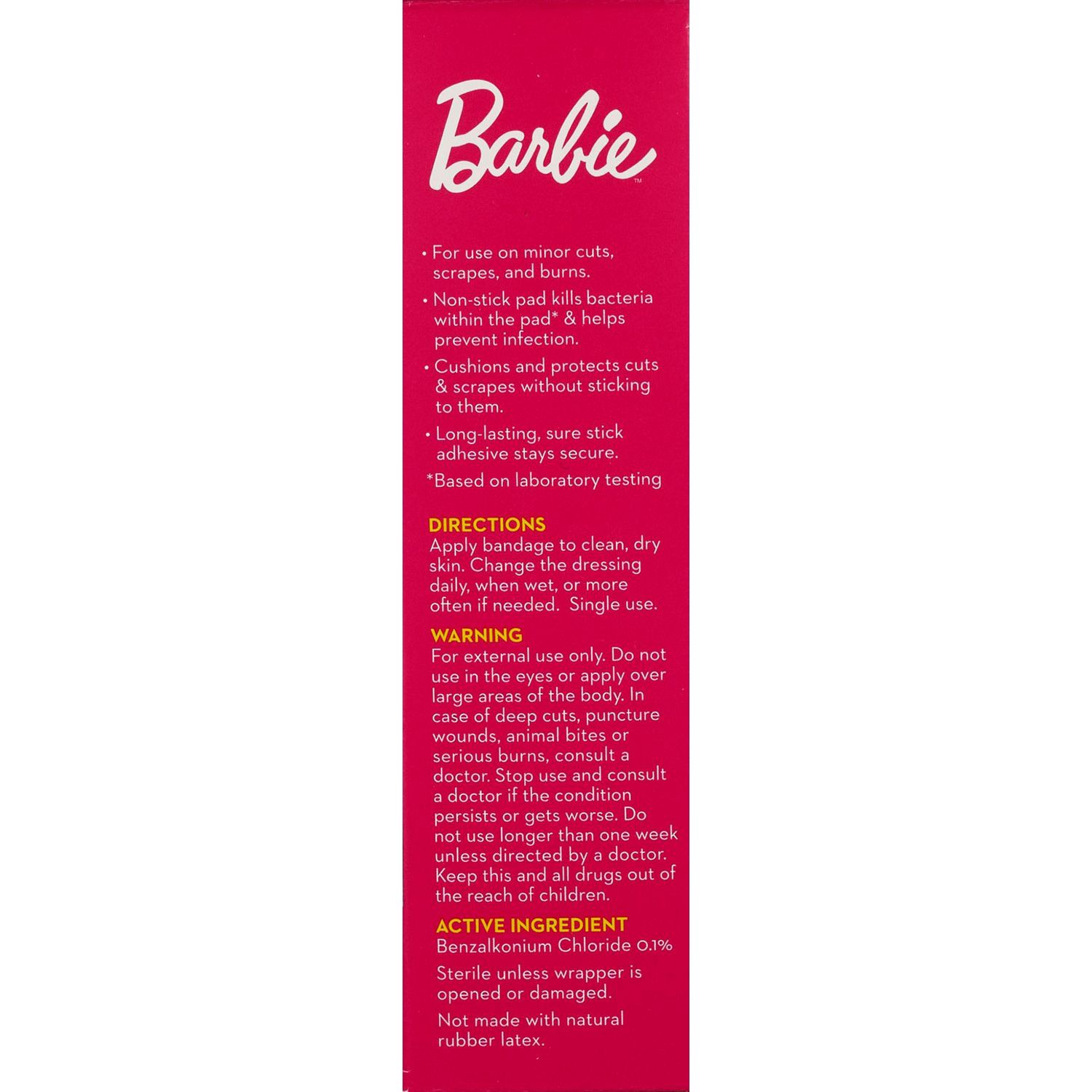 slide 4 of 4, Cvs Health Barbie Assorted Antibacterial Bandages, 20 Ct, 20 ct