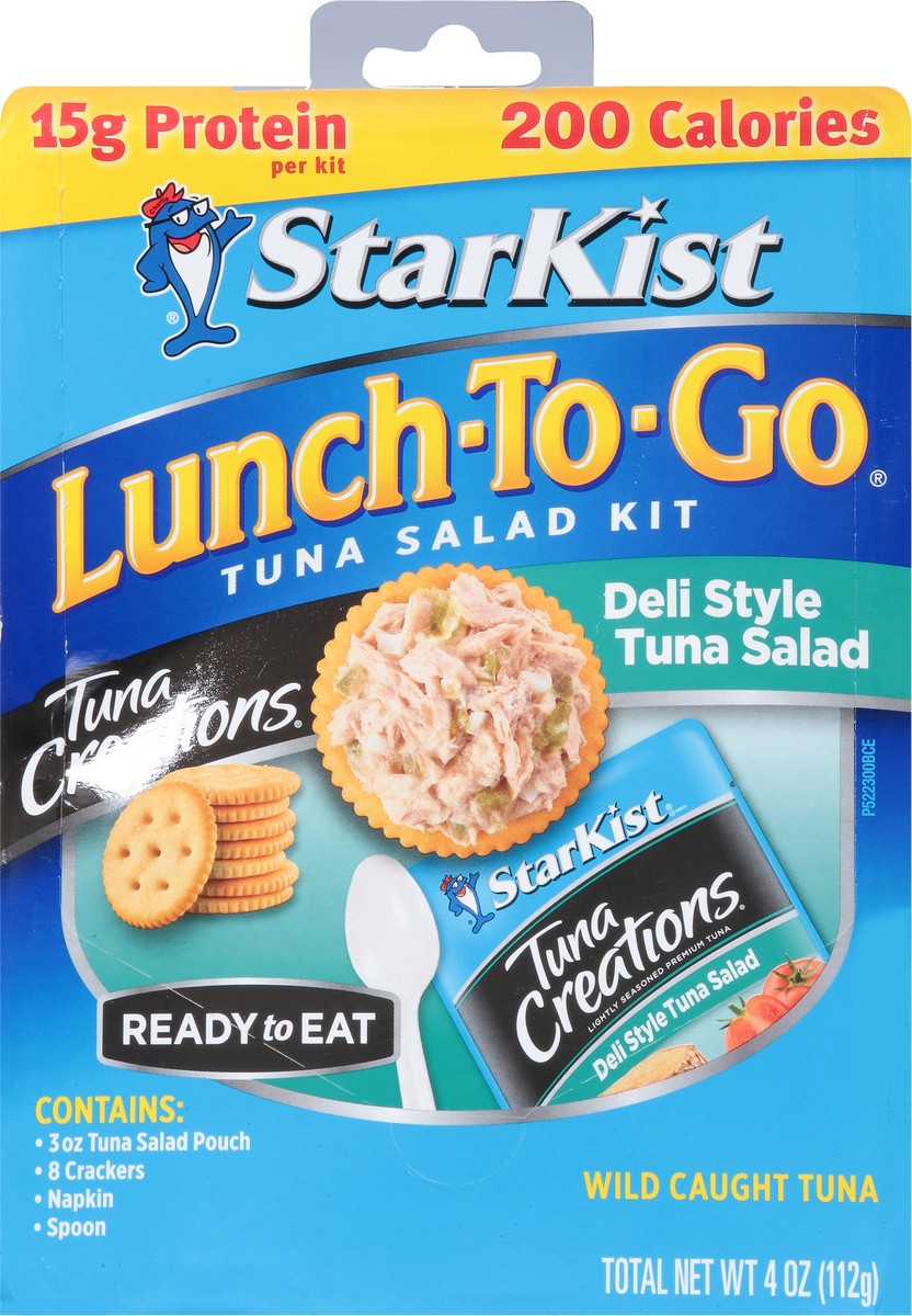 slide 2 of 15, StarKist Lunch To-Go Deli Style Tuna Salad Kit 4 oz, 4 oz