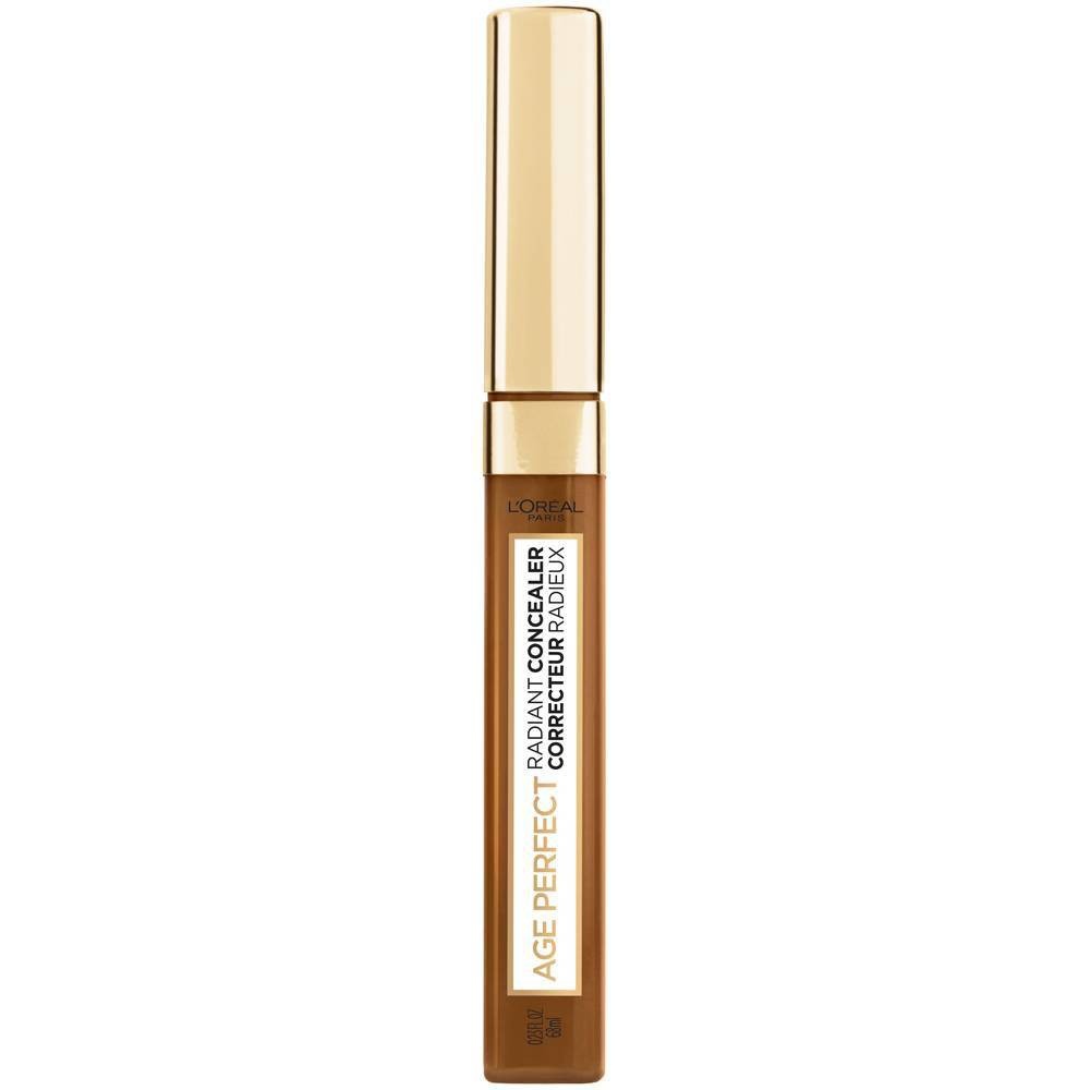 slide 4 of 6, L'Oréal Age Perfect Radiant Concealer With Hydrating Serum, Espresso, 0.23 oz