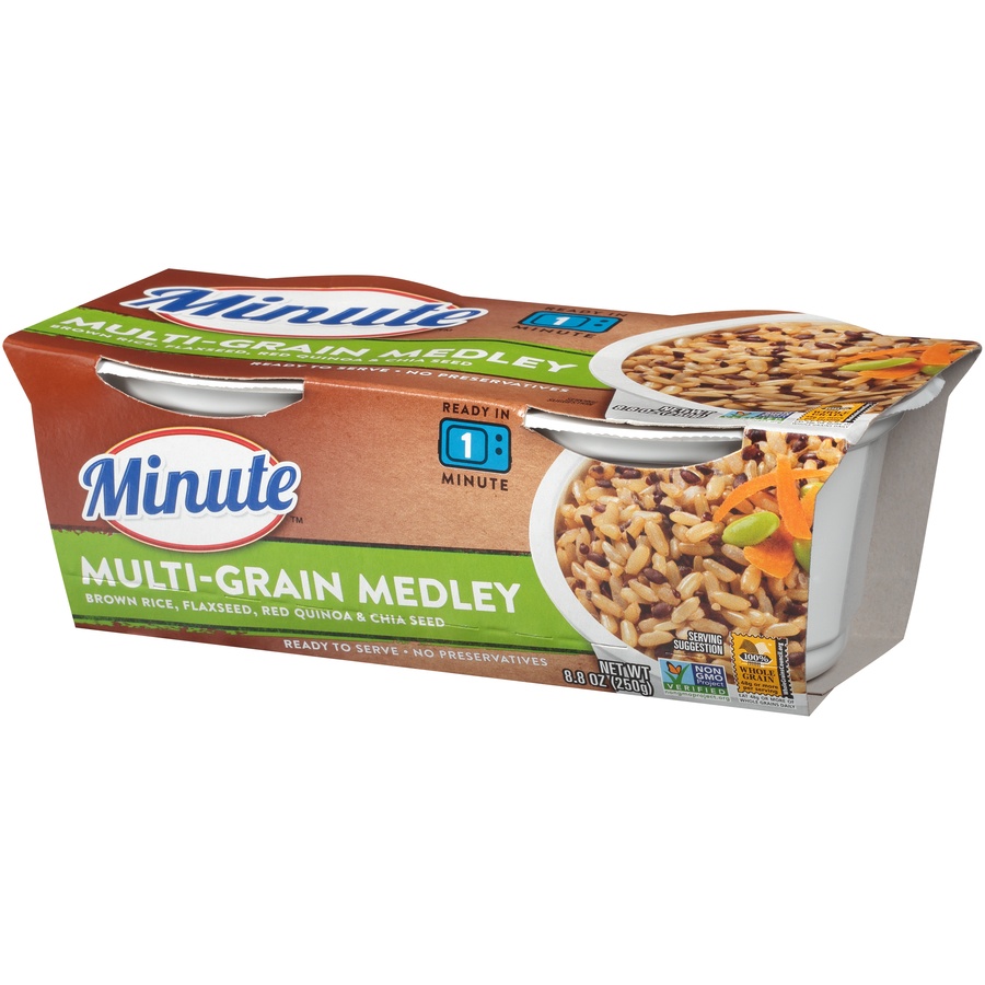 slide 5 of 8, Minute Rice Multi Grain Rice Mix, 8.8 oz