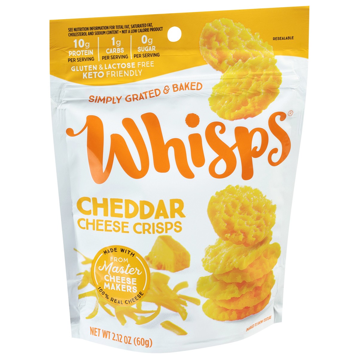 slide 2 of 9, Whisps Cheddar Cheese Crisps 2.12 oz, 2.12 oz