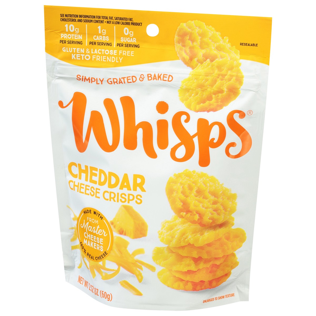 slide 9 of 9, Whisps Cheddar Cheese Crisps 2.12 oz, 2.12 oz