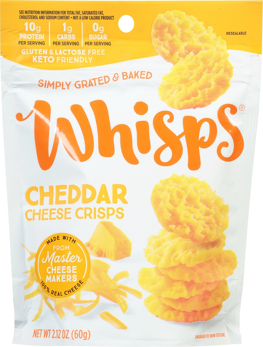 slide 4 of 9, Whisps Cheddar Cheese Crisps 2.12 oz, 2.12 oz