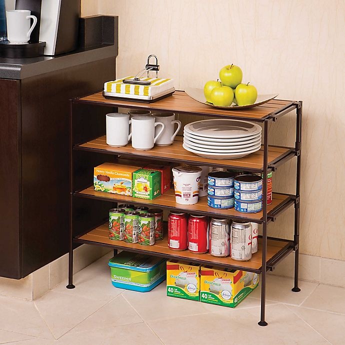 slide 7 of 9, Seville Classics 2-Tier Iron Stackable Shoe Storage Rack - Espresso, 1 ct