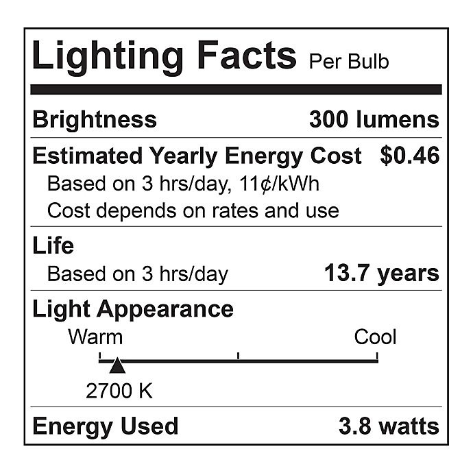 slide 3 of 3, Feit Electric 40-Watt Decorative Chandelier LED Light Bulbs, 2 ct