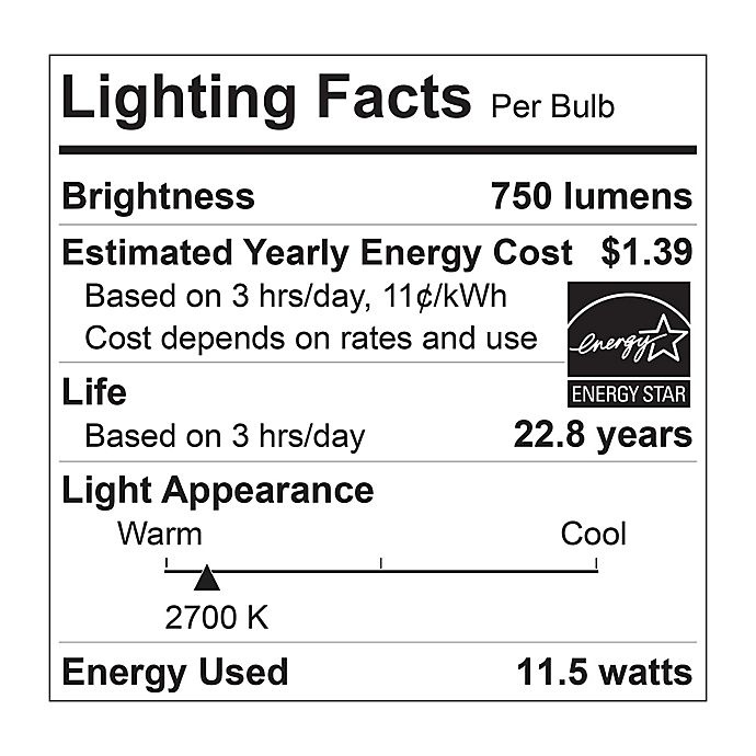 slide 3 of 3, Feit Electric 65-Watt Equivalent BR30 LED Light Bulb, 1 ct