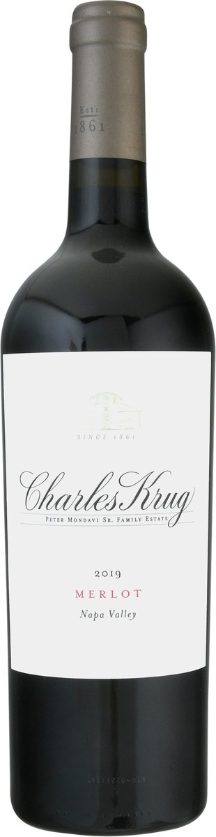 slide 10 of 12, Charles Krug Merlot, 750 ml