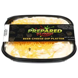Prepared To Party Beer Cheese Dip Platter