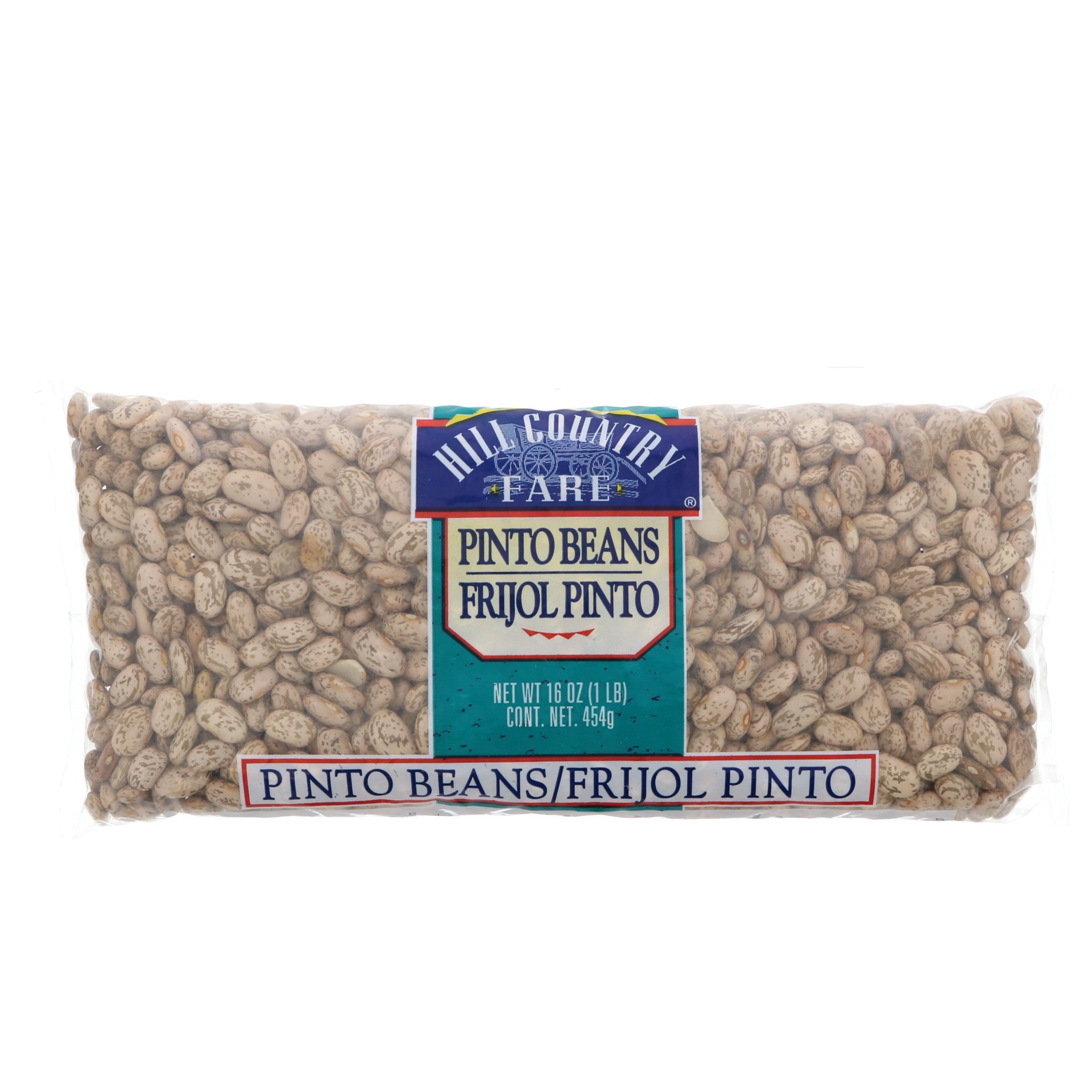 slide 1 of 1, Hill Country Fare Pinto Beans - 16 oz, 16 oz