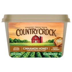Country Crock 35% Cinnamon Honey Vegetable Oil Spread 15 oz