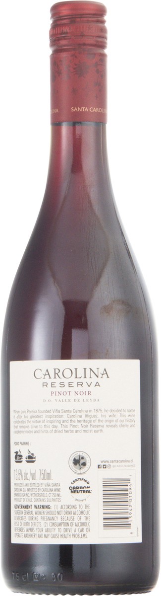slide 7 of 11, Santa Carolina Pinot Noir Reserve, 750 ml