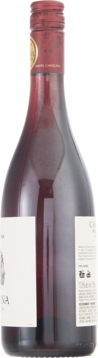 slide 10 of 11, Santa Carolina Pinot Noir Reserve, 750 ml