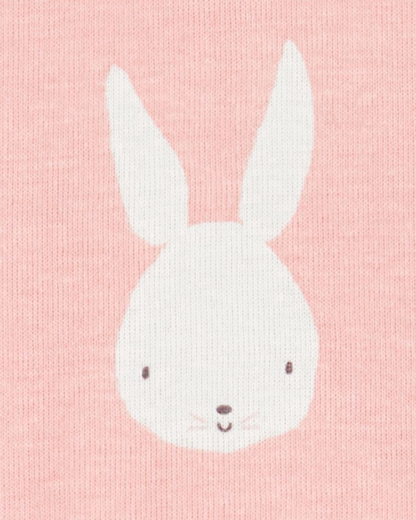 slide 3 of 3, Carter's Kid 2-Piece Bunny 100% Snug Fit Cotton Pajamas - Pink Pink 10, 2 pc