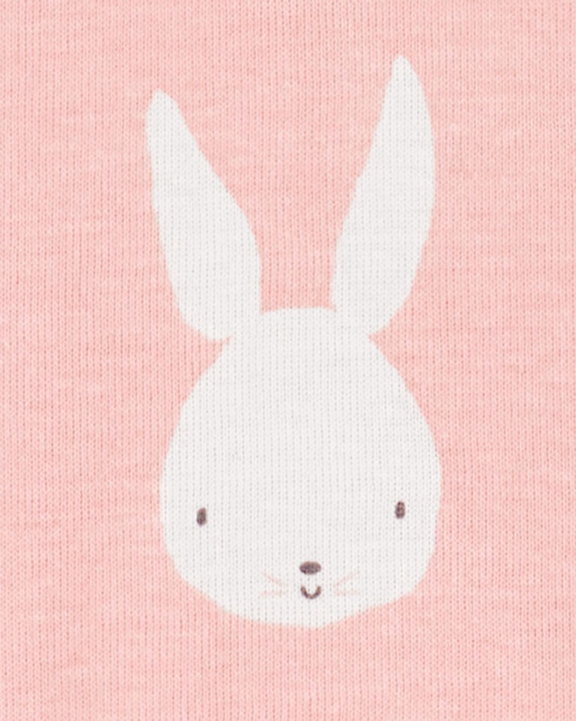 slide 2 of 3, Carter's Kid 2-Piece Bunny 100% Snug Fit Cotton Pajamas - Pink Pink 10, 2 pc