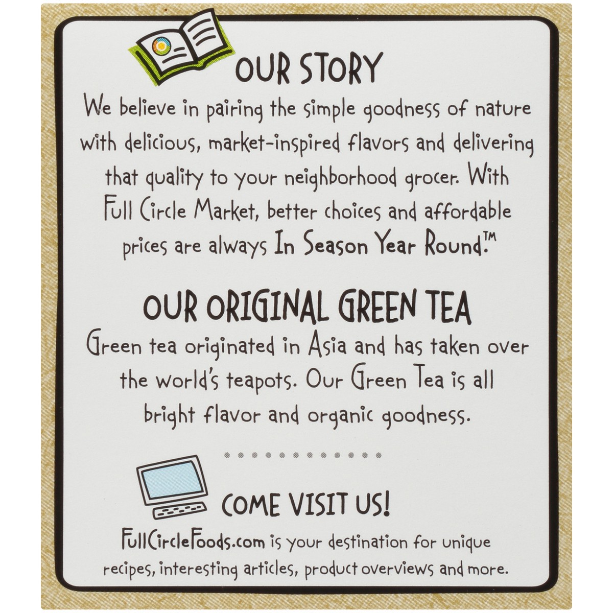 slide 2 of 15, Full Circle Market Original Green Tea - 1.41 oz, 1.41 oz