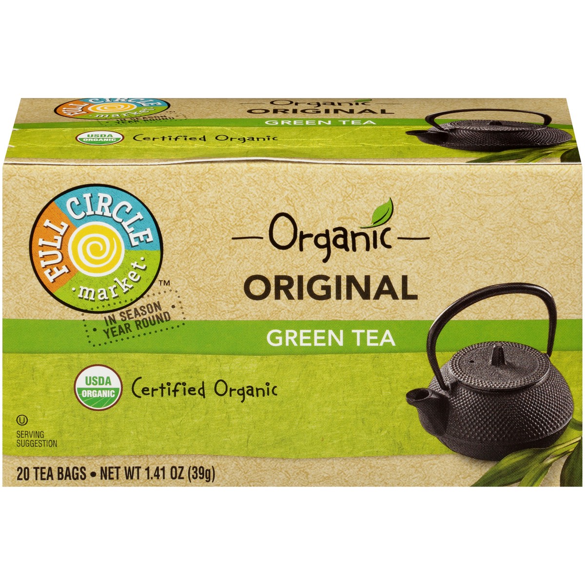 slide 1 of 15, Full Circle Market Original Green Tea - 1.41 oz, 1.41 oz