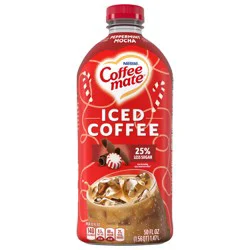 Coffee mate Peppermint Mocha Flavored Iced Coffee, Non-Dairy Cold Coffee, Ready to Drink
