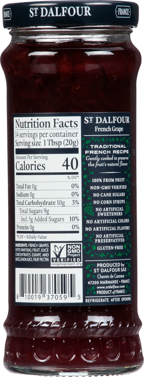 slide 5 of 14, St. Dalfour French Grape Spread, 10 oz