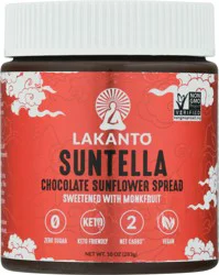 Lakanto Suntella Chocolate Sunflower Spread 10 oz