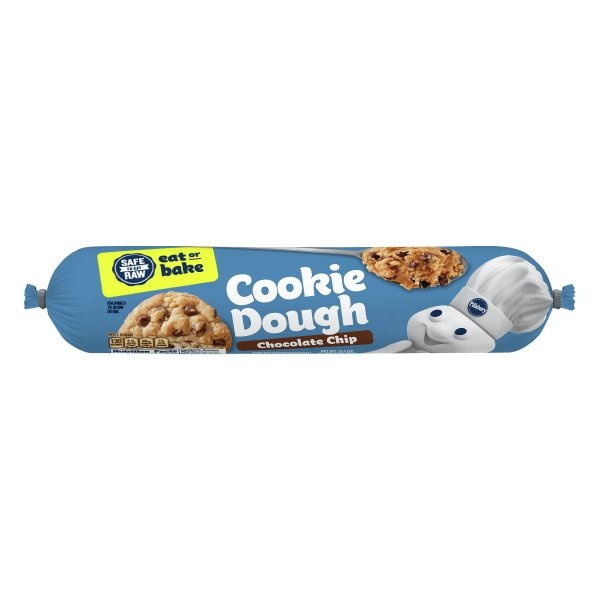 slide 1 of 4, Pillsbury Chocolate Chip Chub Cookie, 16.5 oz