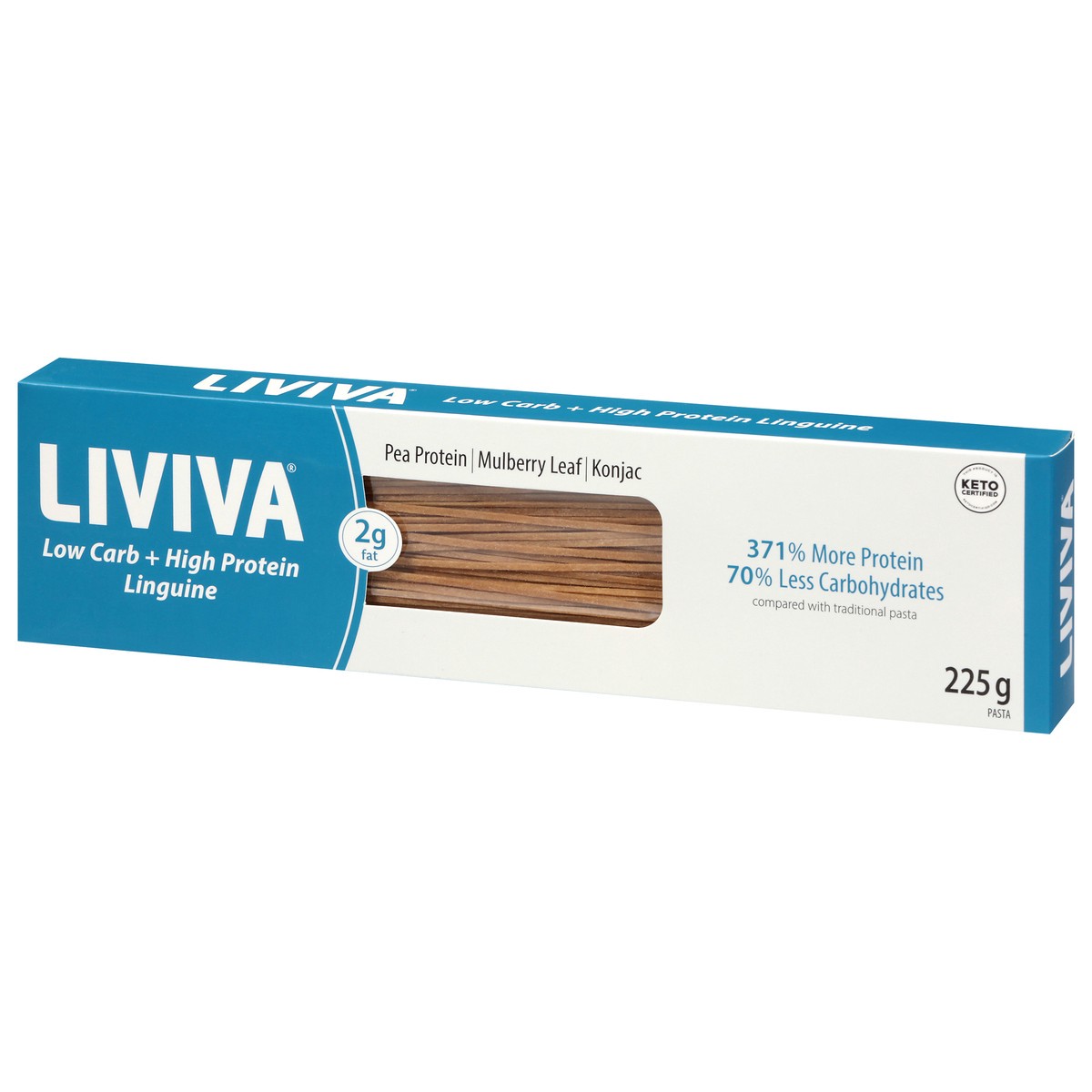 slide 4 of 4, Liviva Pasta Linguine Low Carb, 7.05 oz
