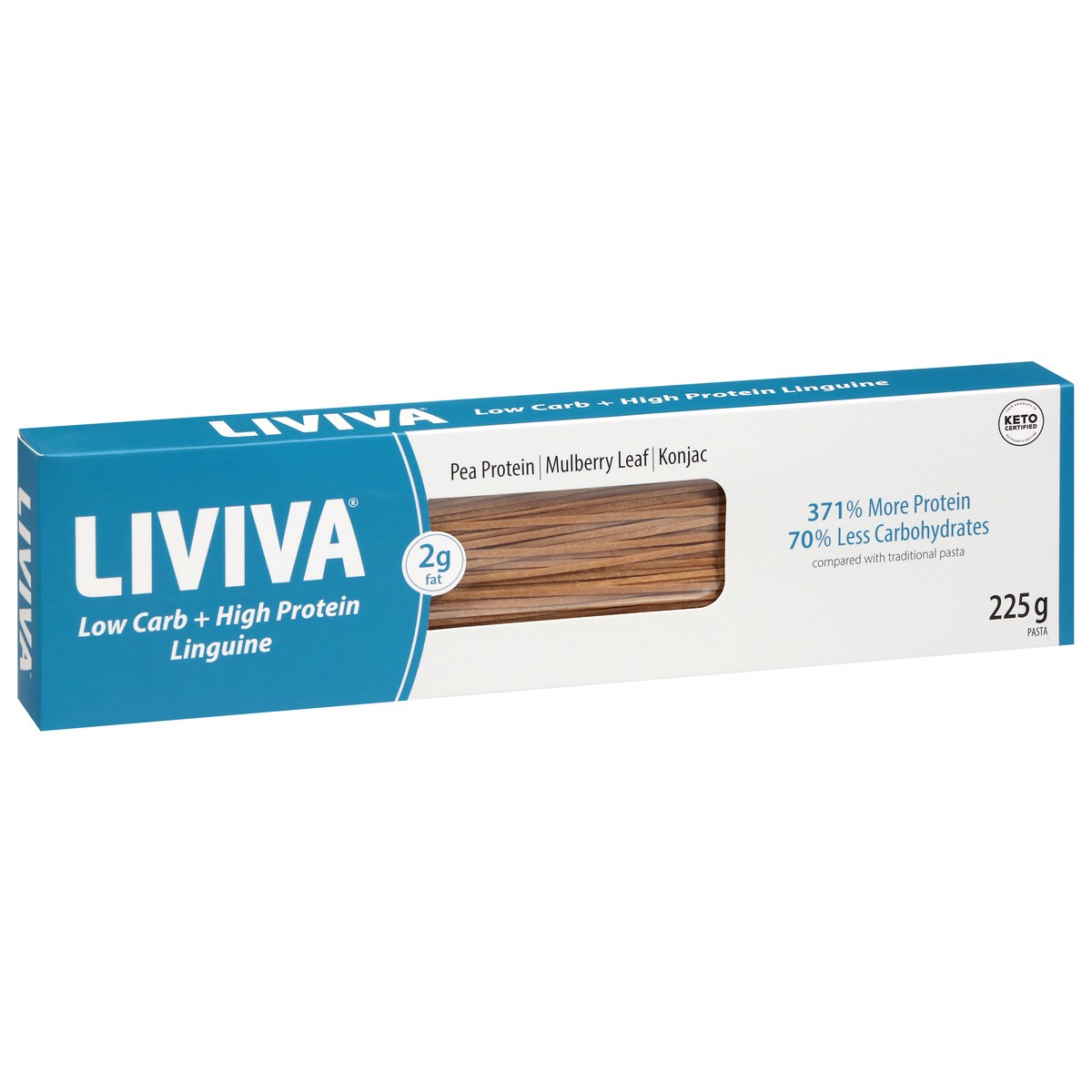slide 3 of 4, Liviva Pasta Linguine Low Carb, 7.05 oz